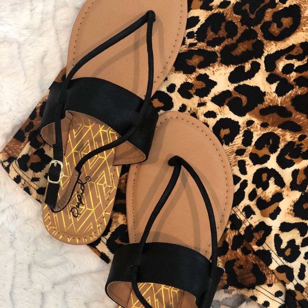 Black sandals